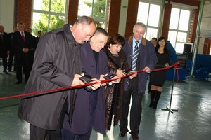 Торжественный  пуск завода по производству несъёмной опалубки